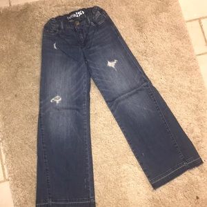 Gap 1969 little girls distressed flare jeans!